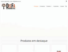 Tablet Screenshot of disfa.com.br