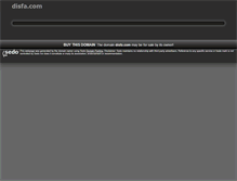 Tablet Screenshot of disfa.com